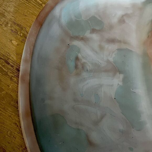 Handcrafted Resin Crescent Moon Tray - Picture 7 of 9